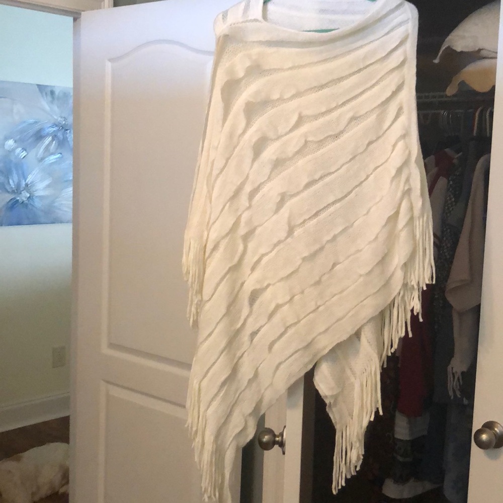 Asymmetrical poncho
